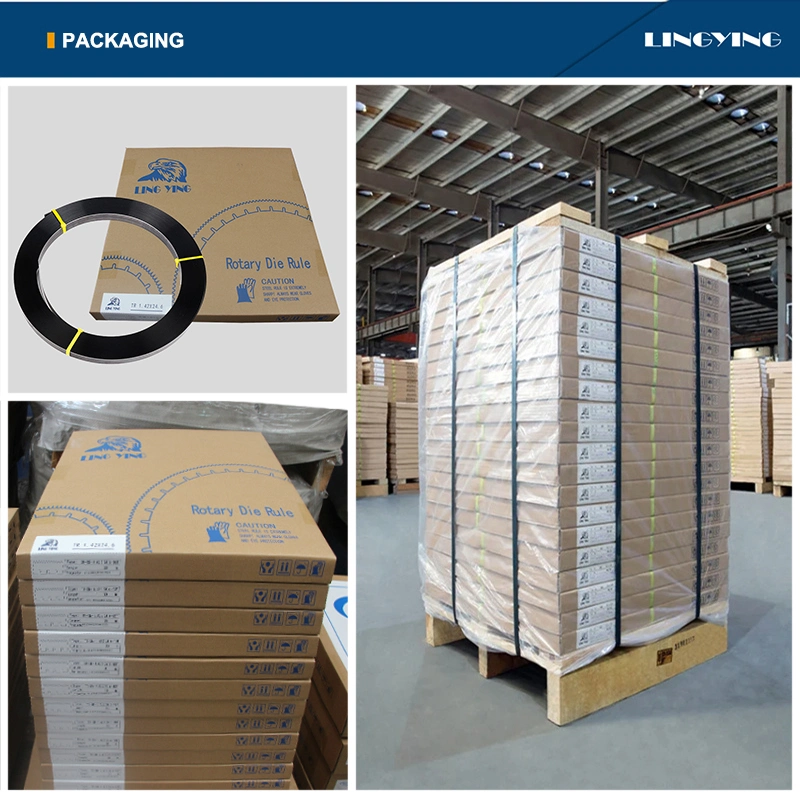 Thicker Corrugated Boards Die Cutting Steel Rule, Rotary Cutter for Packaging, Cylinder Rotary Die Steel Rule