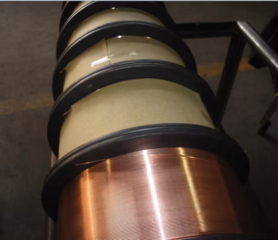 Aws A5.18 Er70s-6 Сварочная проволока CO2/сплошная сварочная проволока/паяльная проволока с медной сварочной проволокой 1,2 мм