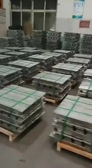 Заводская продажа свинцовых слитков с чистотой 99,9% по низкой цене на складе.